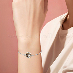 20 шт. регулируемые 304 нержавеющая сталь цепочка слайдер браслеты изготовление&nbsp;STAS-BBC0008-75