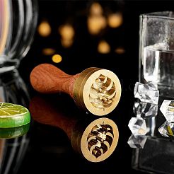 3 шт. 3-х стильная золотая латунная штамповочная головка&nbsp;DIY-OC0007-82D