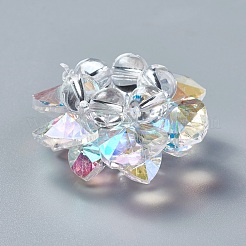 Стеклянные бусины тканые&nbsp;GLAA-F088-F25