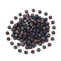 Непрозрачные черные акриловые бусины&nbsp;SACR-YW0001-21A