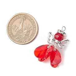 7шт 7 цвета стеклянные подвески&nbsp;PALLOY-MZ00743