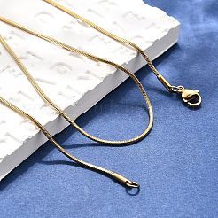 Изготовление ожерелья из нержавеющей стали 304 в виде змеиной цепи&nbsp;STAS-P045-18G