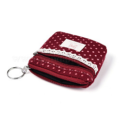 Кошельки из хлопчатобумажной ткани в горошек&nbsp;AJEW-N003-09