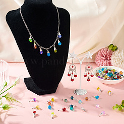 90 шт. 15-х стилевые подвески из сплава стекла&nbsp;PALLOY-TA00166