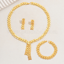 Элегантные геометрические серьги-гвоздики из железа во французском стиле&nbsp;LU5439