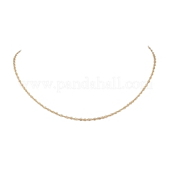 Ожерелья из сингапурской цепи из нержавеющей стали 304&nbsp;NJEW-JN05167-01