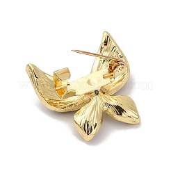 Значки на лацкан из цинкового сплава со стразами для рюкзака&nbsp;JEWB-D305-02A-G