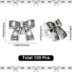 120шт бусины из сплава&nbsp;FIND-SC0017-97