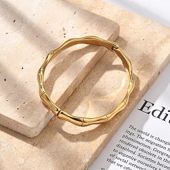 Шарнирные браслеты из нержавеющей стали 304 для женщин&nbsp;BJEW-B108-04G