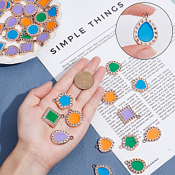 Уф-плакировка акриловые подвески настройки горный хрусталь&nbsp;OACR-SC0001-03LG