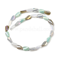 Стеклянные бусины с гальваническим покрытием &nbsp;EGLA-P065-01A-09