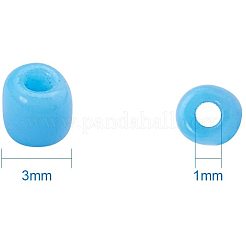 8/0 круглые бусины из стекла семян&nbsp;SEED-PH0005-05