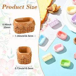 Кабошоны из непрозрачной смолы&nbsp;RESI-CJ0004-67