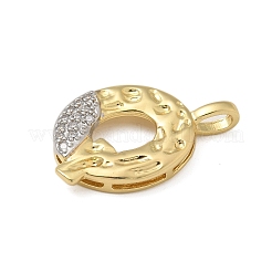 Латунные микро проложить кубического циркония подвески KK-B126-02G-Q