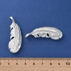 Подвески из непрозрачного акрила с гальваническим покрытием&nbsp;PACR-D288-06S