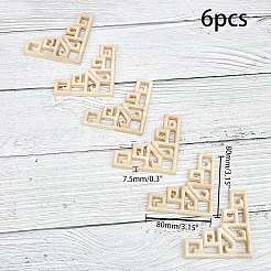 Резная накладка из натурального дерева&nbsp;LS-WOOD-FH0001-31