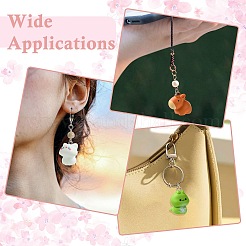 24шт 6 стиля непрозрачные подвески из смолы&nbsp;FIND-CJ0004-89