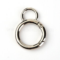 (распродажа) пружинные застежки из цинкового сплава&nbsp;PALLOY-WH0085-43A