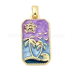 Латунь эмаль подвески&nbsp;KK-C134-37G