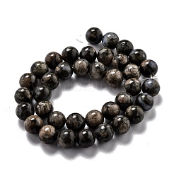 Бусины из натурального глаукофана&nbsp;G-O199-01D