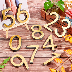 Акриловые зеркальные наклейки на стену&nbsp;DIY-CN0001-04