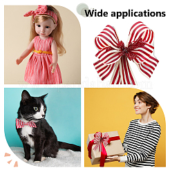 1 шт. хлопчатобумажной ткани с полосатым узором&nbsp;DIY-DR0002-63A