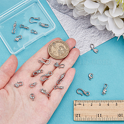 20 шт. 10 стиля S-образных застежек из нержавеющей стали&nbsp;STAS-PH0006-96P