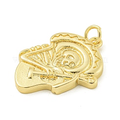 Подвески из латуни для стойки на тему хэллоуина&nbsp;KK-Z067-18G-04