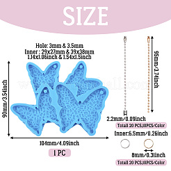 Бабочки DIY кулон силиконовые Молды&nbsp;SIMO-TA0001-05