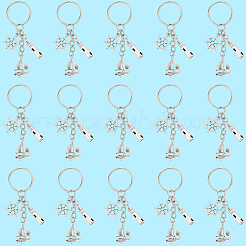 20шт брелок из сплава&nbsp;KEYC-SC00006