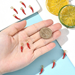 Кулоны с эмалью из латуни&nbsp;KK-BBC0020-13A