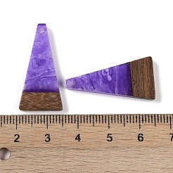 Подвески из смолы и дерева&nbsp;LS-WOOD-F015-03E