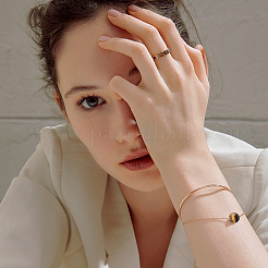 60 шт. 5 цвета натуральные бусины из тигрового глаза&nbsp;G-PA0001-11