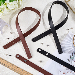 4 шт. 2 цвета ПУ искусственная кожа заклепочные ремни для сумки&nbsp;DIY-CL0002-35A