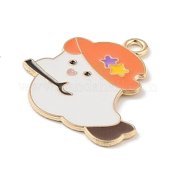 Подвески из сплава хэллоуина с эмалью&nbsp;ENAM-Z010-18KCG