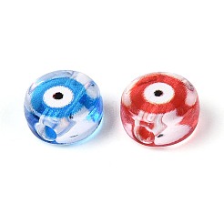 Печатные прозрачные акриловые бусины&nbsp;TACR-T030-22M