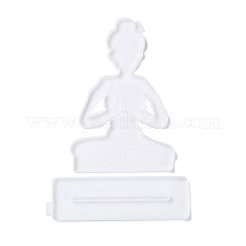 Силиконовые Молды для статуй для йоги своими руками&nbsp;DIY-G046-12