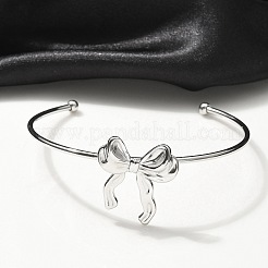 Браслеты-манжеты из нержавеющей стали 304&nbsp;BJEW-B107-01P