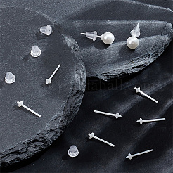 6 пара гипоаллергенных биокерамических оправ для сережек из циркониевой керамики&nbsp;FIND-BBC0003-67