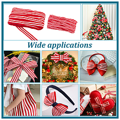 50м 2-х стилистическая полиэстеровая полосатая лента&nbsp;OCOR-PH0004-92