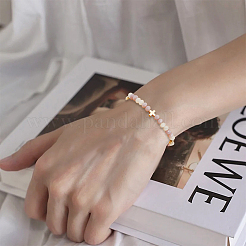 40шт 2 цвета латунные бусины&nbsp;KK-BBC0022-64