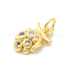 Латунные микро проложить кубического циркония подвески&nbsp;KK-C139-24A-G