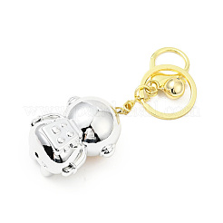 Акриловый брелок с подвеской в виде космонавта&nbsp;KEYC-G052-07LG-05