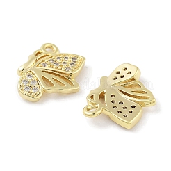 Латунные микропаве прозрачные подвески с фианитом&nbsp;X-ZIRC-P120-12G