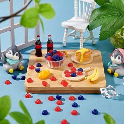 240шт 2 цвета ПВХ малиновый&nbsp;DJEW-OC0001-20