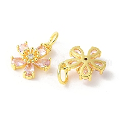 Латунные микро проложить кубического циркония подвески&nbsp;KK-U067-04G