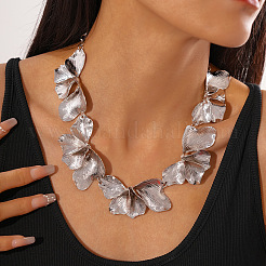 Ожерелья из сплава с цветочным узором в виде лепестков для женщин&nbsp;FS-WG970E6-02