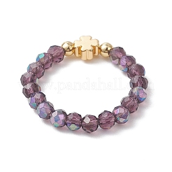 Стеклянные кольца для пальцев&nbsp;RJEW-JR00966