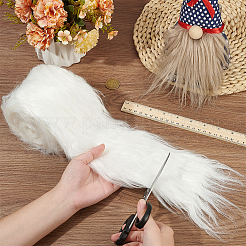 Верх из полиэстера для украшений своими руками из полосок из искусственной шерсти&nbsp;FIND-WH0170-32C