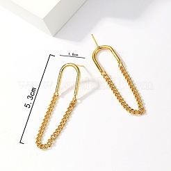 Серьги-гвоздики из нержавеющей стали 304&nbsp;RS5522-03